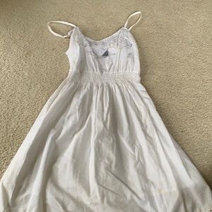 White sun dress